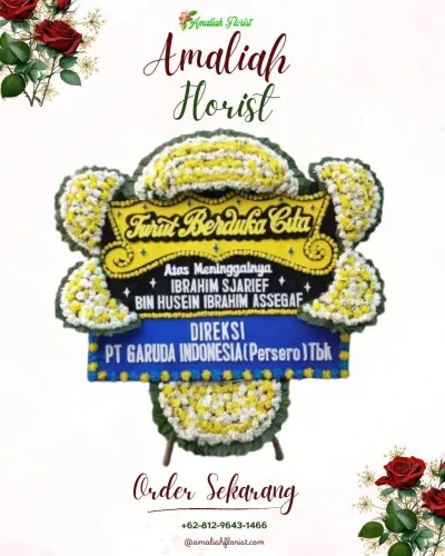 Papan Bunga Duka di Tolokan