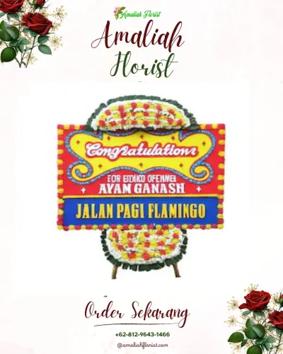 Bunga Papan Congratulation di Tolokan